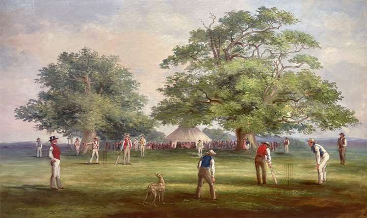 A village cricket match in Kent